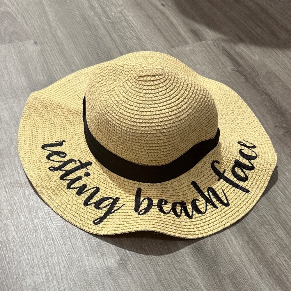 Brooks Beige Sun Hat with Black Band‎